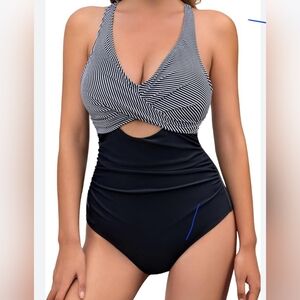 Women's Swimsuit Cut Out Swimsuit With High Waisted Front Cut out Swimsuit NWOT